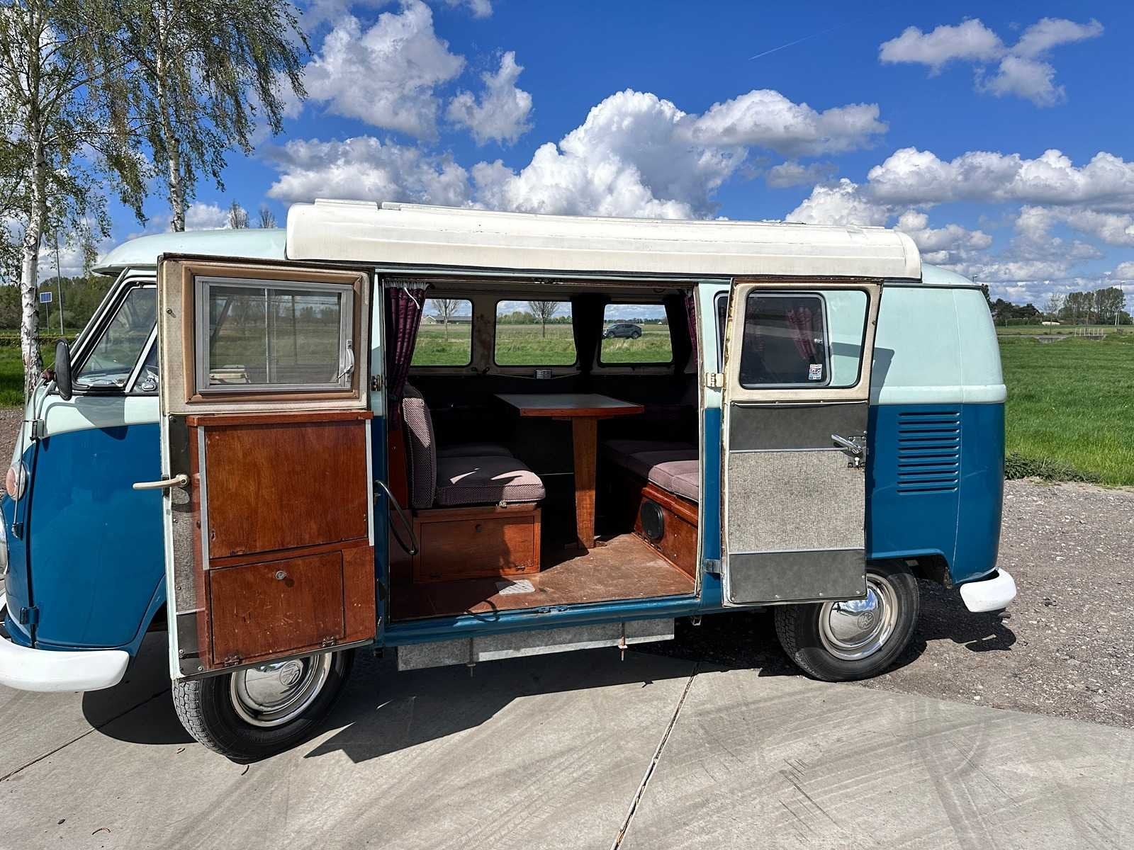 Volkswagen - T1 Camper - Oldtimer, Auto's, Volkswagen, Bedrijf, Handgeschakeld, Overige carrosserie