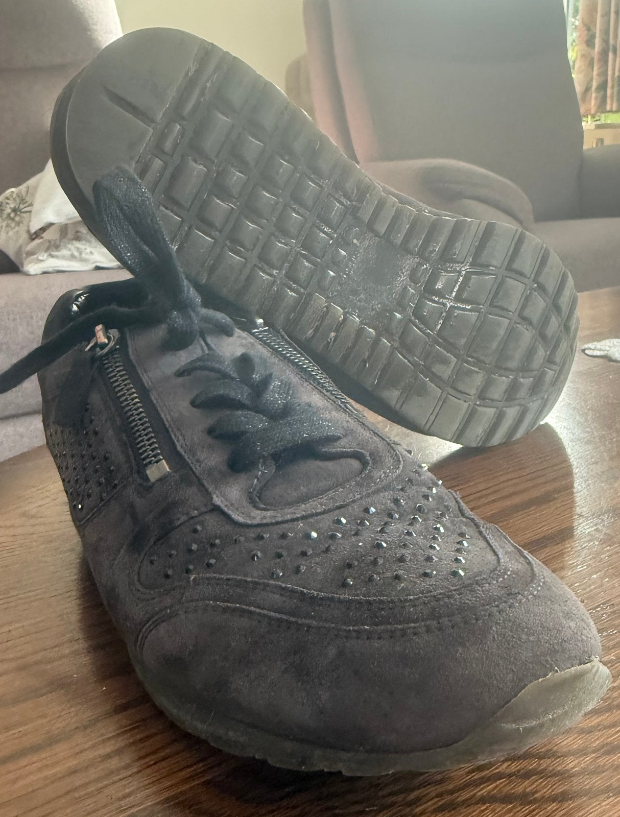 Chaussures, Enlèvement ou Envoi, Comme neuf, Gris