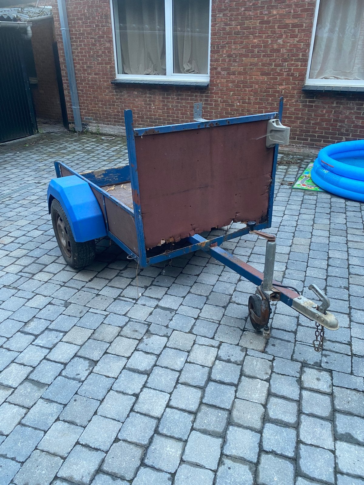 Remork/aanhangwagen opmaak, Ophalen, Gebruikt