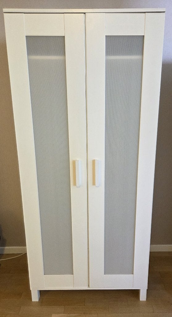 witte kleerkast ikea, Autres essences de bois, 25 à 50 cm, Utilisé, 50 à 100 cm