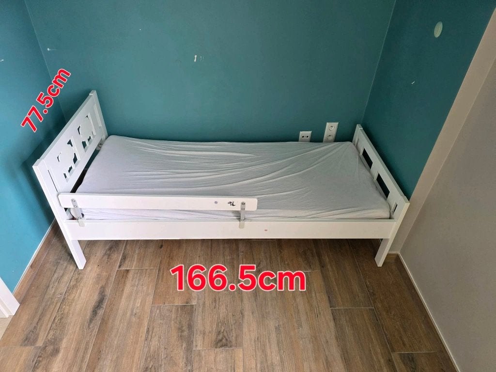 Lit enfant, 70 à 85 cm, Comme neuf, 160 à 180 cm, Enlèvement
