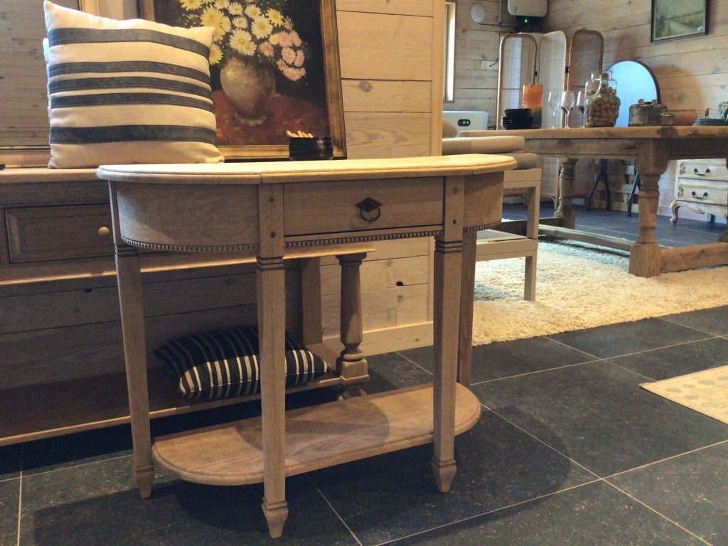 oude eiken sidetable, Huis en Inrichting, Ophalen, Landelijk/tijdloos, 50 tot 100 cm, Eikenhout