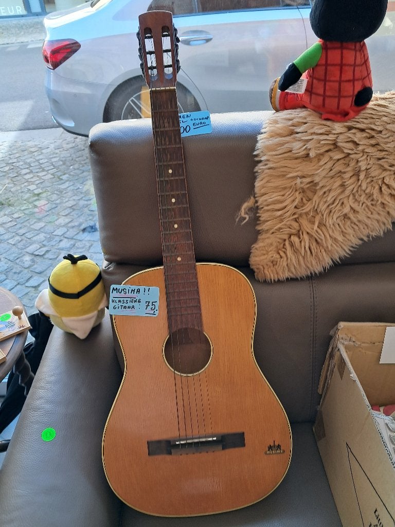gitaar Musima, Muziek en Instrumenten, Snaarinstrumenten | Gitaren | Akoestisch, Ophalen, Zo goed als nieuw