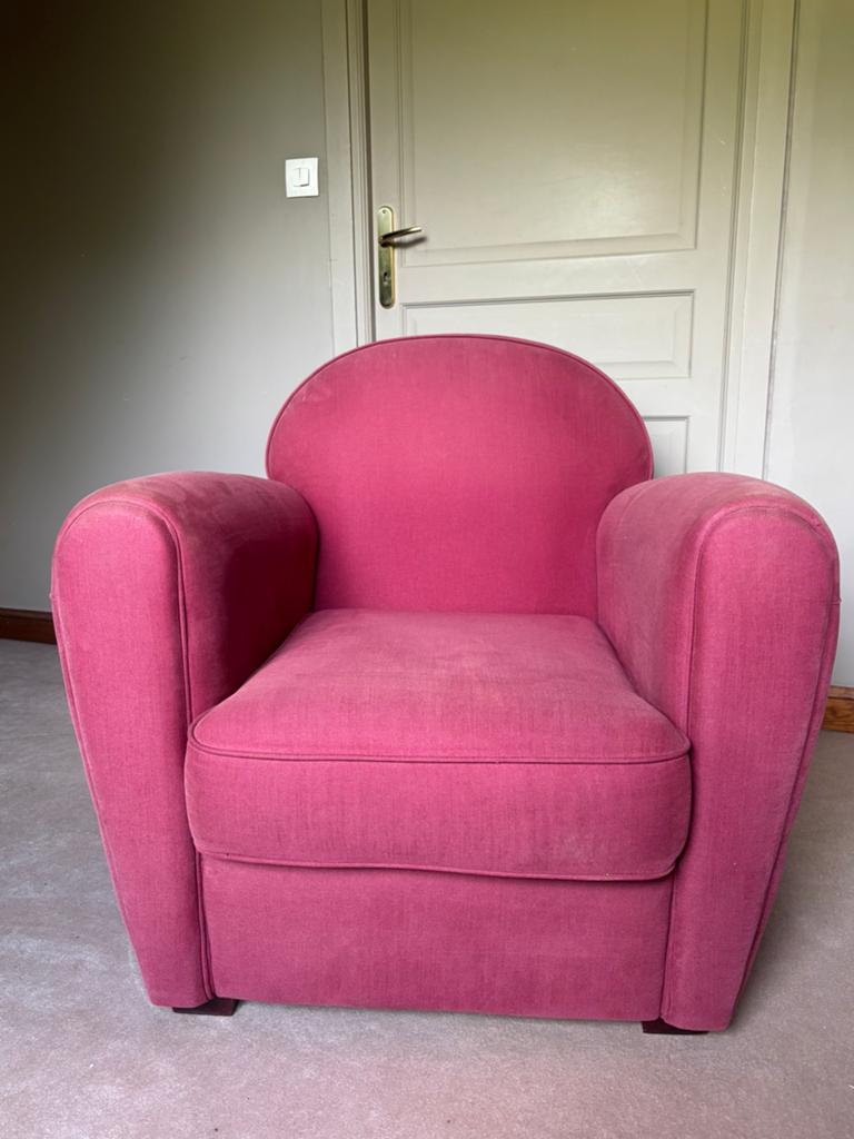 Fauteuil Club bordeaux, Enlèvement, Comme neuf