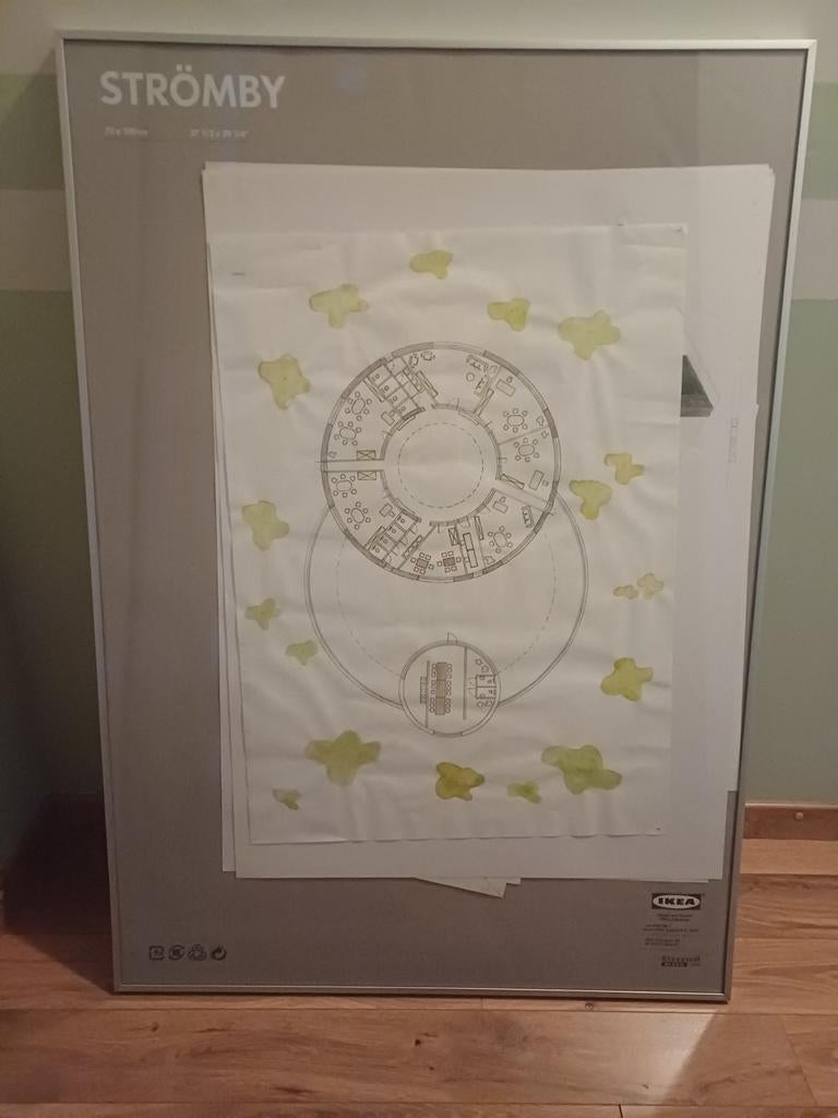 Fotokader Ikea 70 x 100 cm, Ophalen, Zo goed als nieuw, Metaal of Aluminium