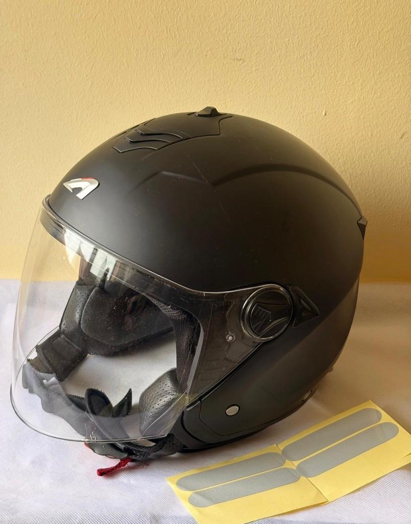 Casque scooter Astone Mini Jet – neuf, Motoren, Kleding | Motorhelmen, L, Ophalen
