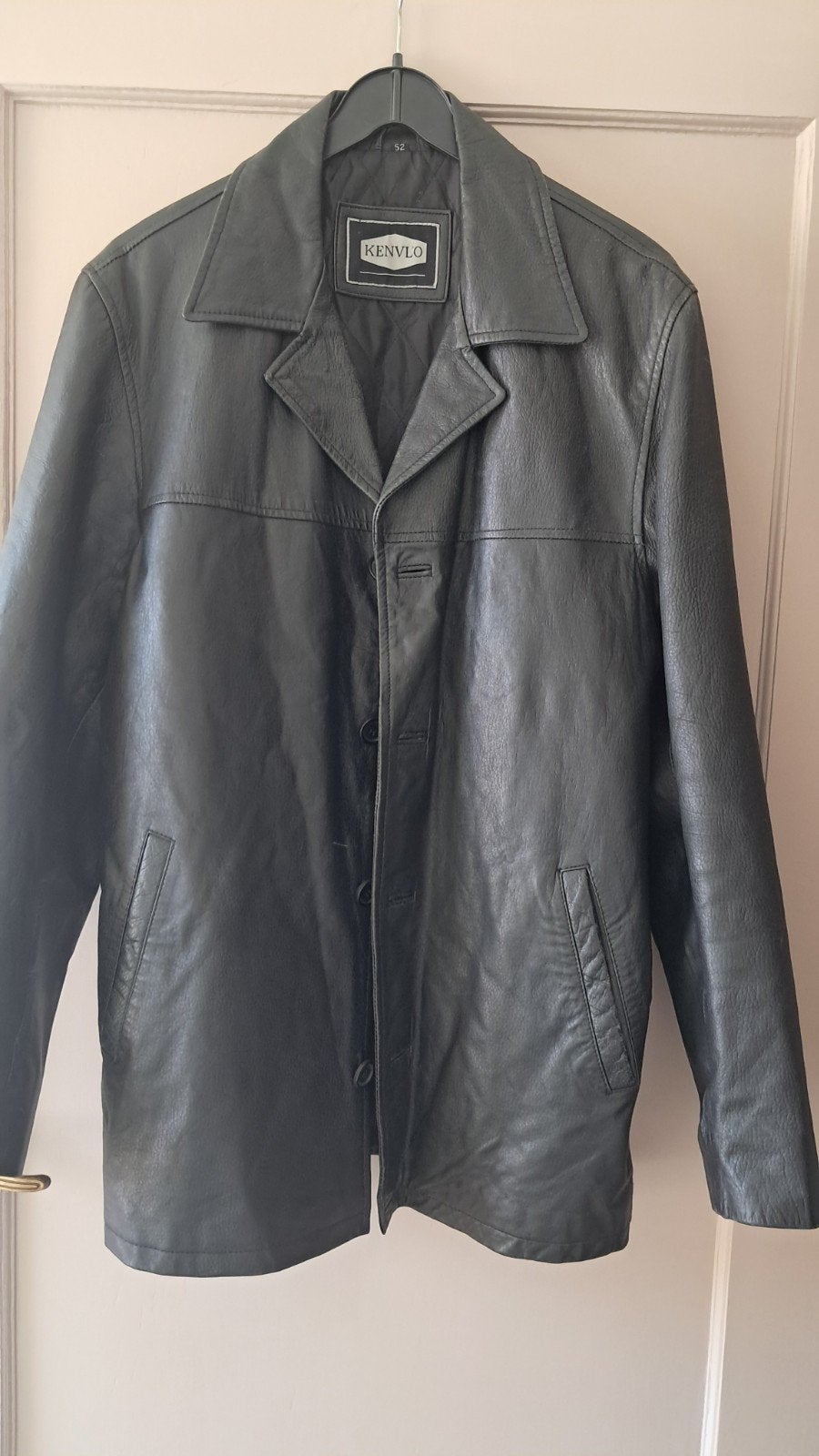 Veste en cuir KENVLO pour homme taille 52, Enlèvement