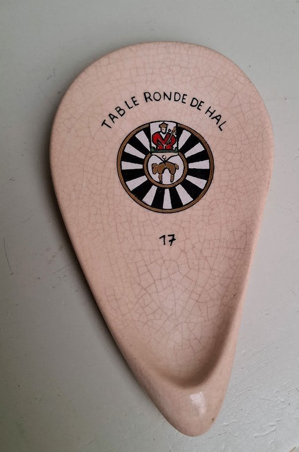 Ronde tafel Halle, Table Ronde De Hal,  ceramique D'art, Enlèvement ou Envoi