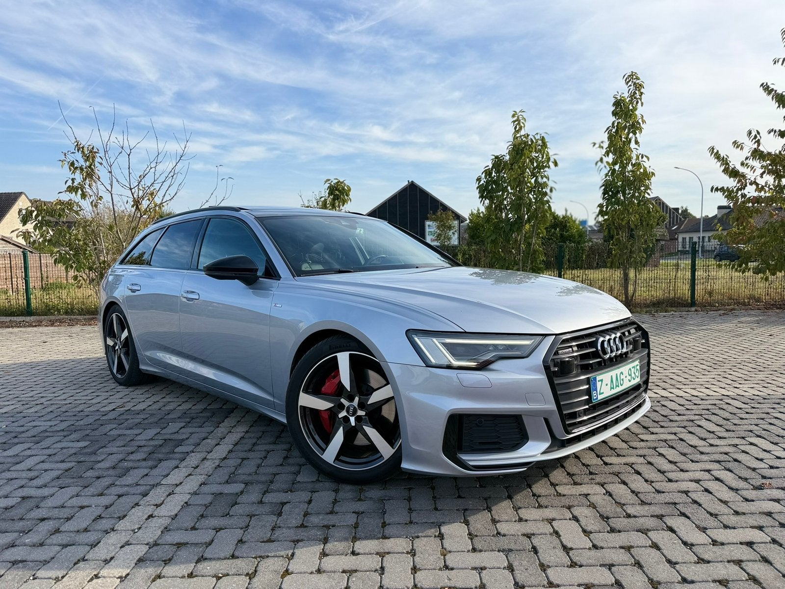 Audi A6 55 TFSI e | S line | Pano | Trekhaak | FULL OPTION, Autos, Cuir, Argent ou Gris, Achat, Euro 6
