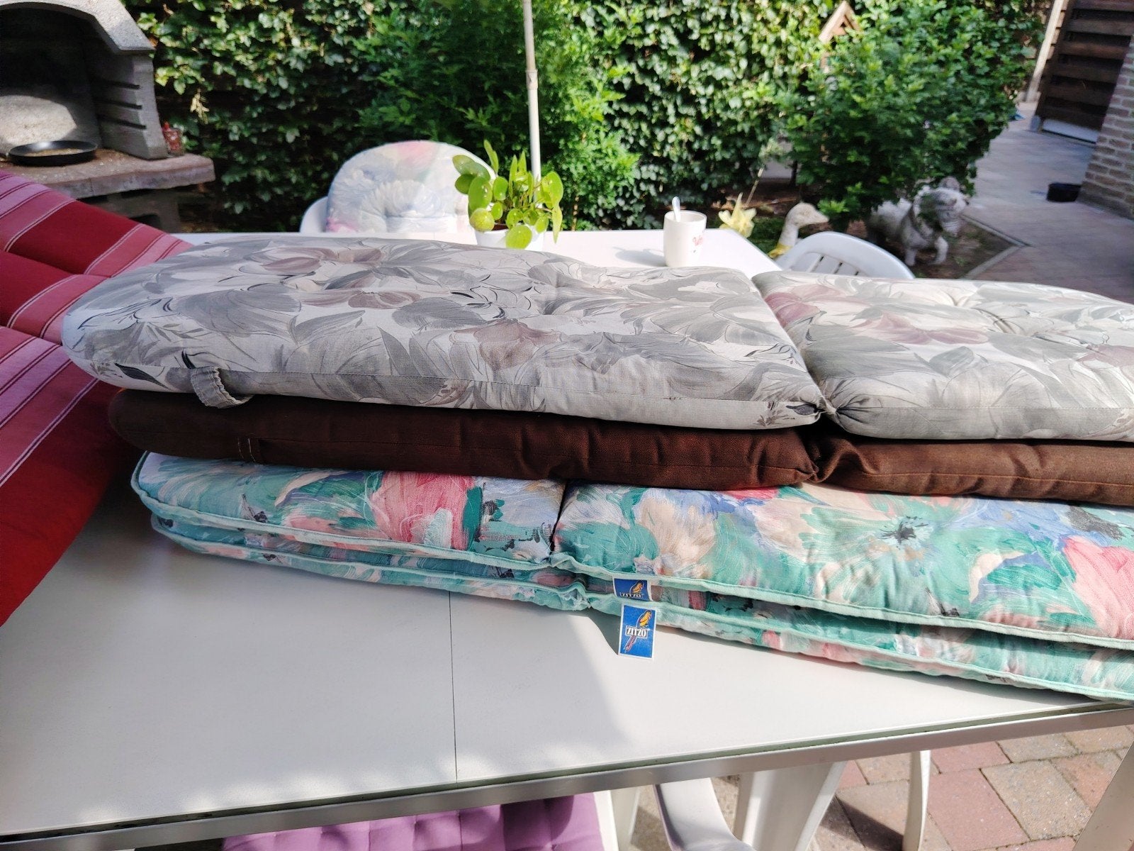 Grote tuinstoel kussen., Tuin en Terras, Ophalen