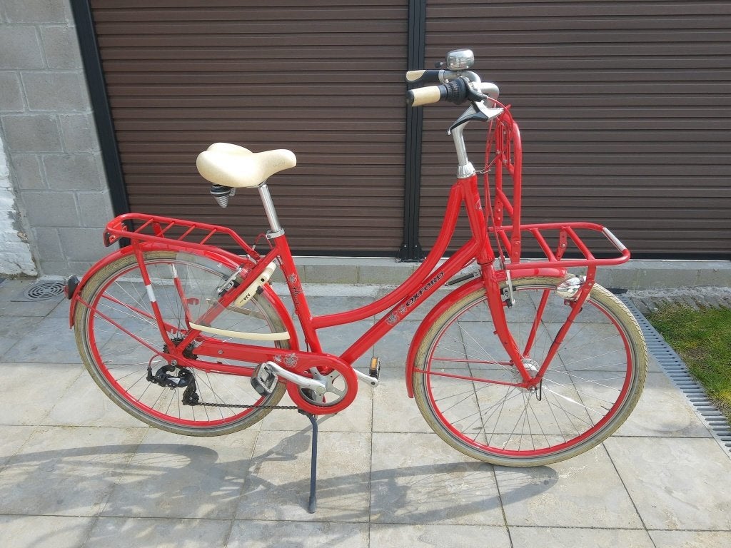 Retro model: rode Oxford Fleur damesfiets, Enlèvement, Comme neuf