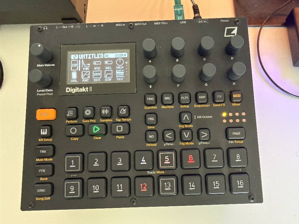 Elektron Digitakt 2 II, Autres marques, Autres nombres, Comme neuf, Enlèvement