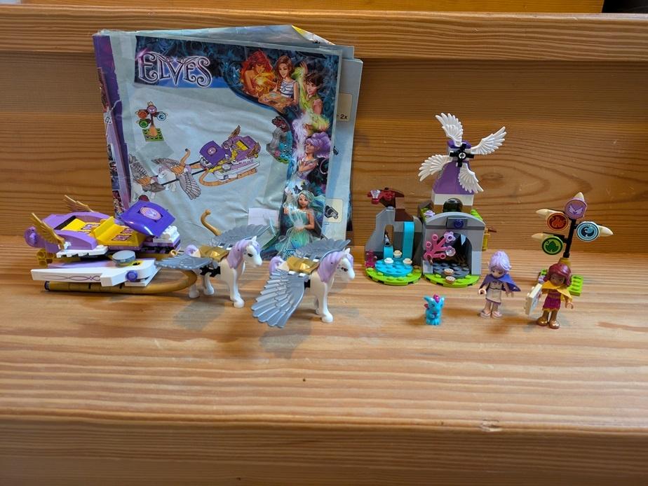 lego Elves - 41077 - Le Traîneau d'Aira, Kinderen en Baby's, Speelgoed | Duplo en Lego, Ophalen, Gebruikt, Lego