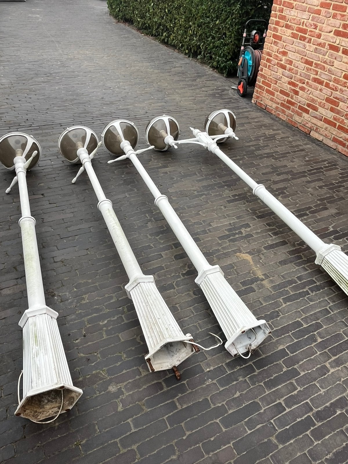 Staanlamp buiten, Ophalen, Zo goed als nieuw