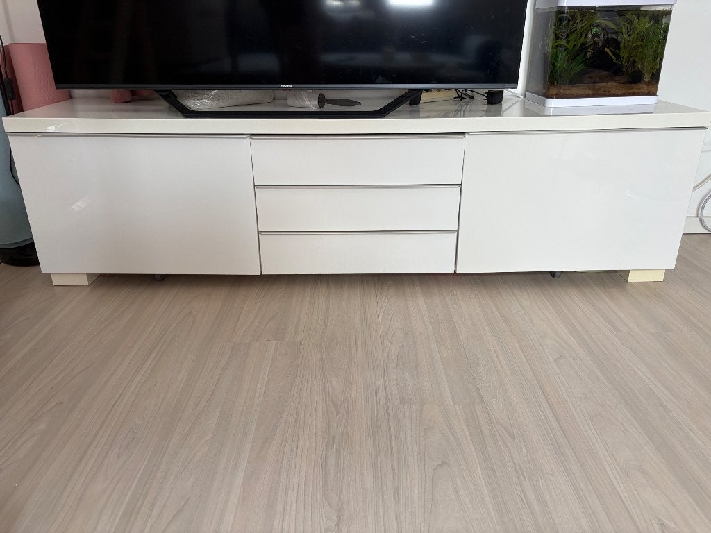 Tv meubel, Huis en Inrichting, Kasten |Televisiemeubels, Ophalen, Gebruikt, 150 tot 200 cm, Minder dan 100 cm