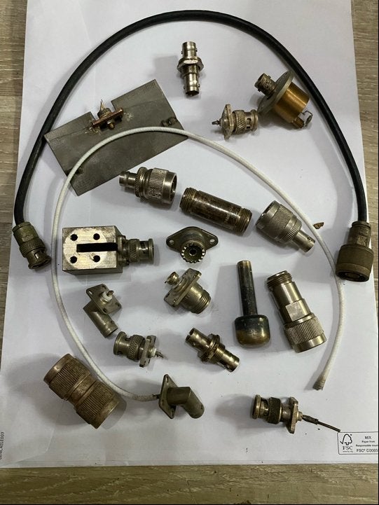 Connecteurs Coaxial - ancien - Laiton lot 1, Enlèvement ou Envoi, Utilisé