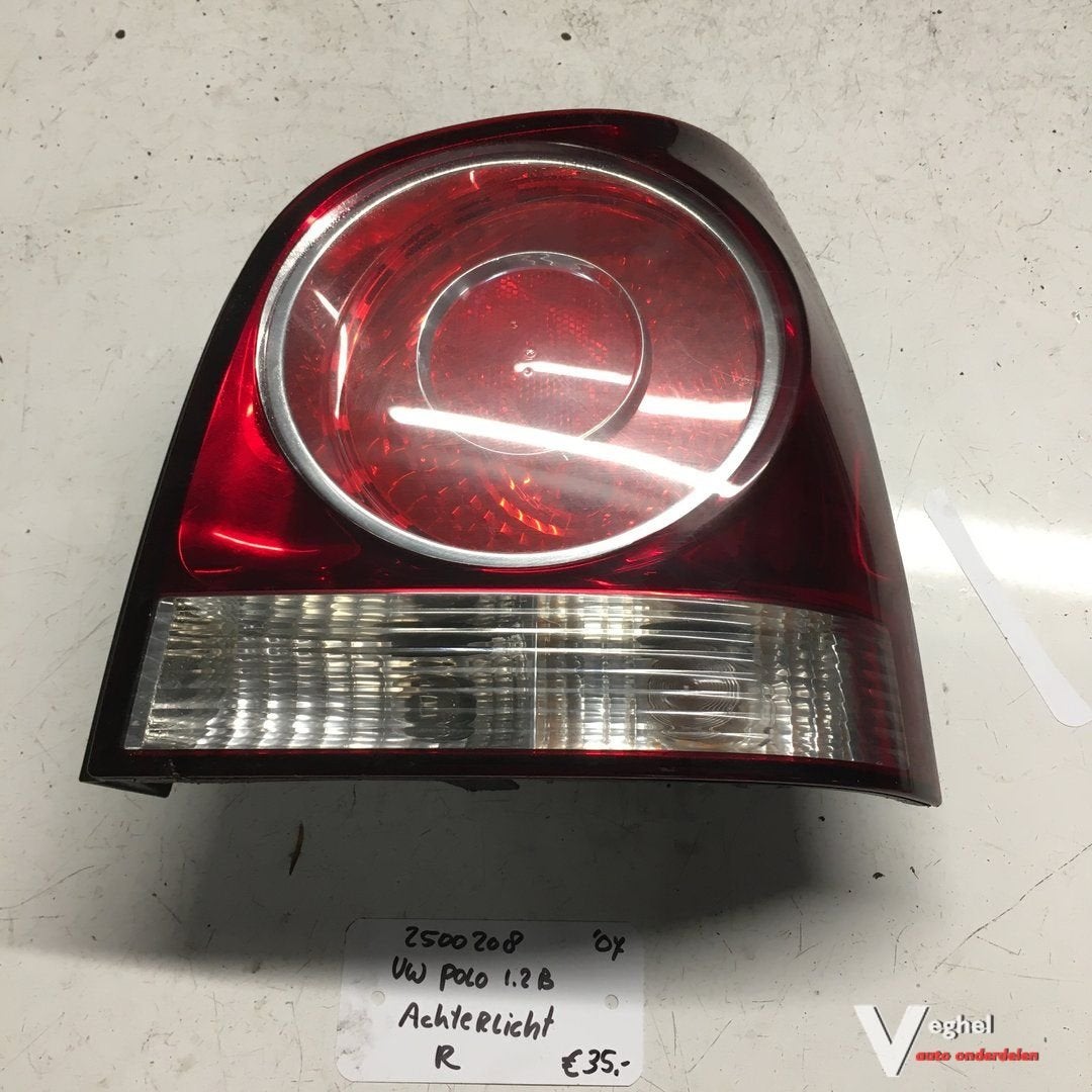 Vw Polo 1.2 B 3 cilinder 3 drs 2007 2500208  Achterlicht Rec, -, Utilisé, -, -