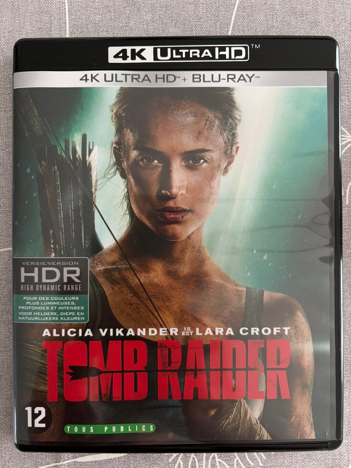 Tomb Raider 4K Ultra HD + blu-ray, CD & DVD, Blu-ray, Enlèvement ou Envoi, Utilisé, Blu-ray 4K Ultra HD