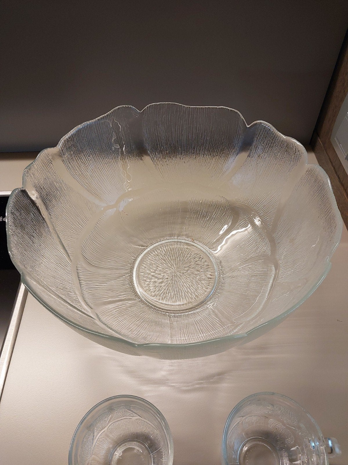 Bol en verre, bol à punch., Enlèvement ou Envoi