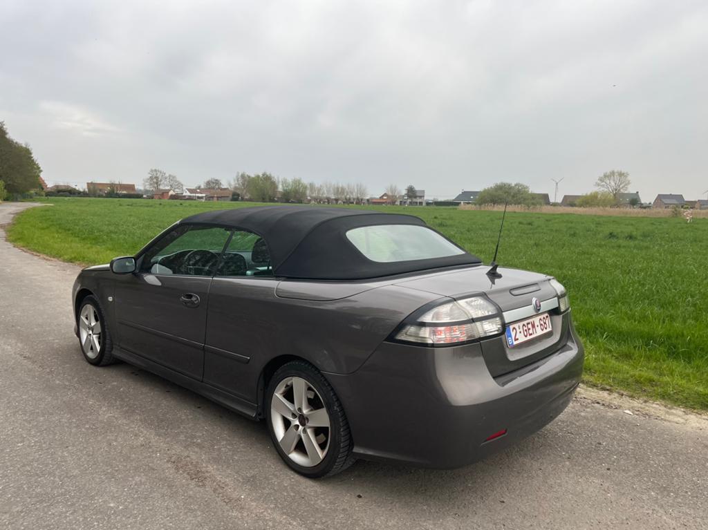 Saab 9-3 CABRIO 1.9 Diesel, Zwart, Leder, Diesel, Particulier