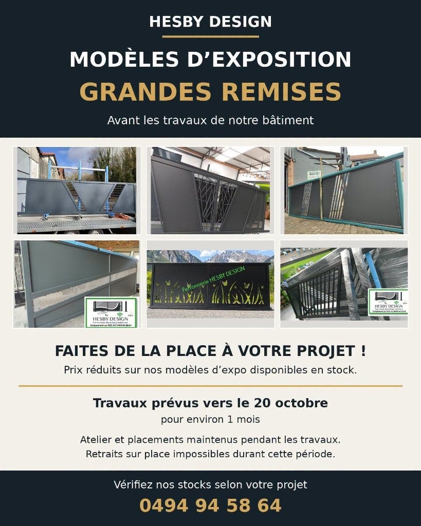 Portail - barrière neuf Destockage