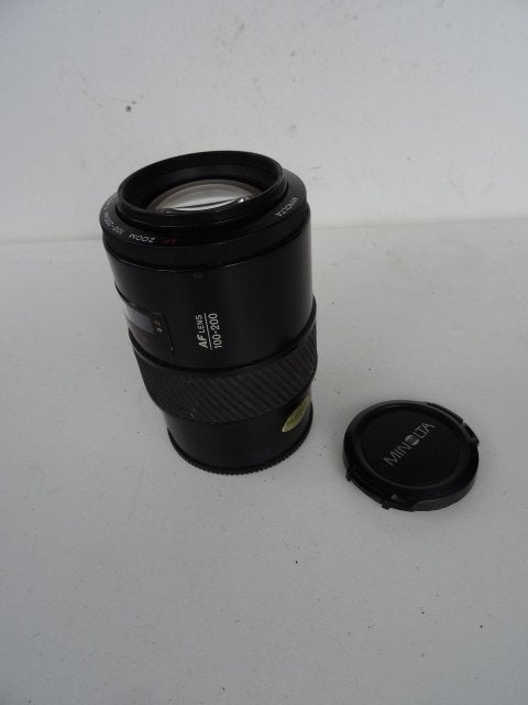 MINOLTA AF ZOOM 4.5/100-200 mm fotolens, Audio, Tv en Foto, Fotocamera's Analoog, Ophalen of Verzenden, Minolta