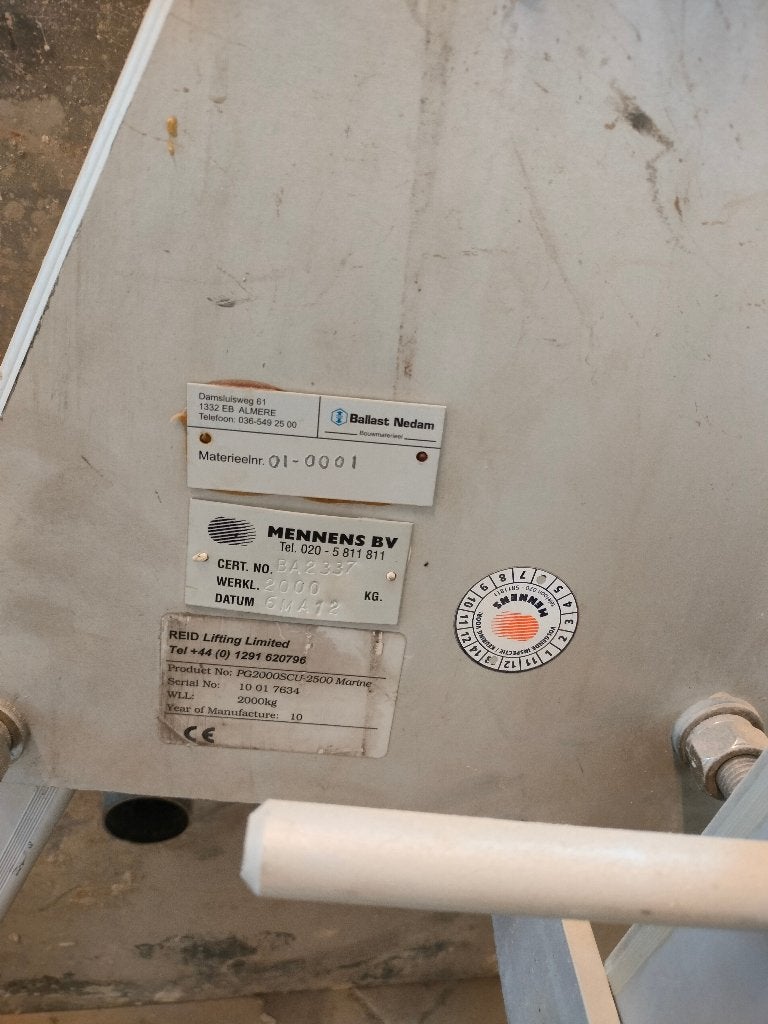 Portaalkraan met takel, Doe-het-zelf en Bouw, Ophalen, Zo goed als nieuw