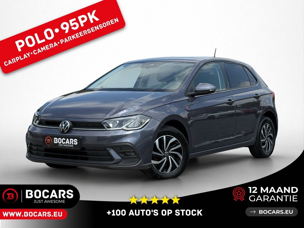 Volkswagen Polo Life, Autos, Volkswagen, Argent ou Gris, Achat, Entreprise, 5 portes