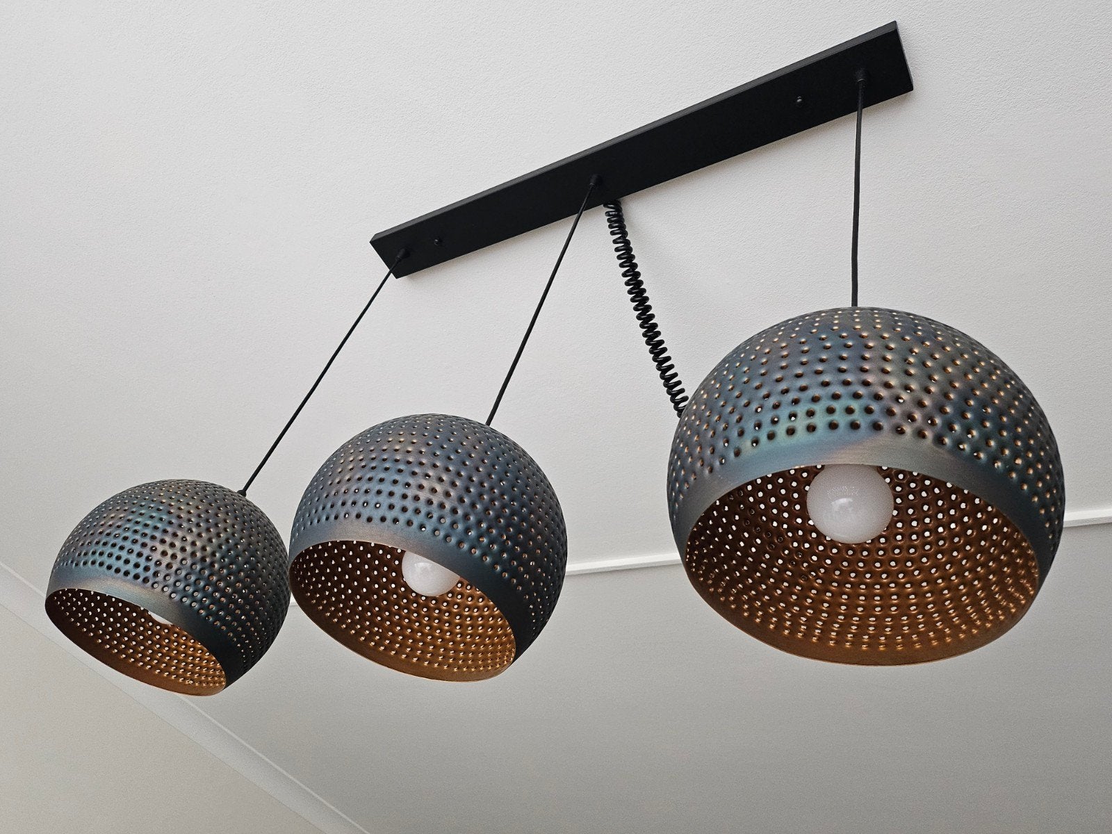 Mooie plafond verlichting, Ophalen, Zo goed als nieuw, Metaal
