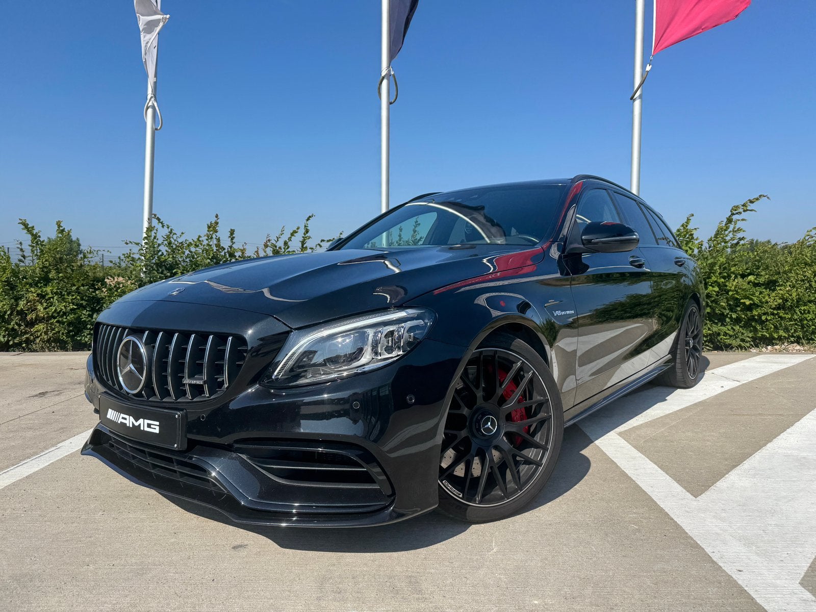 Mercedes-Benz C 63 S Estate Facelift, utilitaire léger, Autos, Cuir, Achat, Euro 6, Noir
