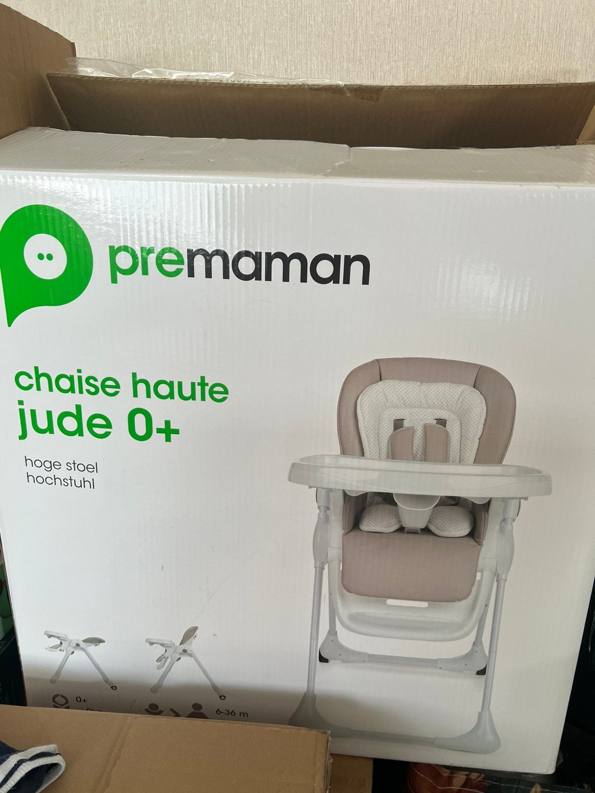 Chaise haute bébé Premaman, Enfants & Bébés, Enlèvement, Comme neuf