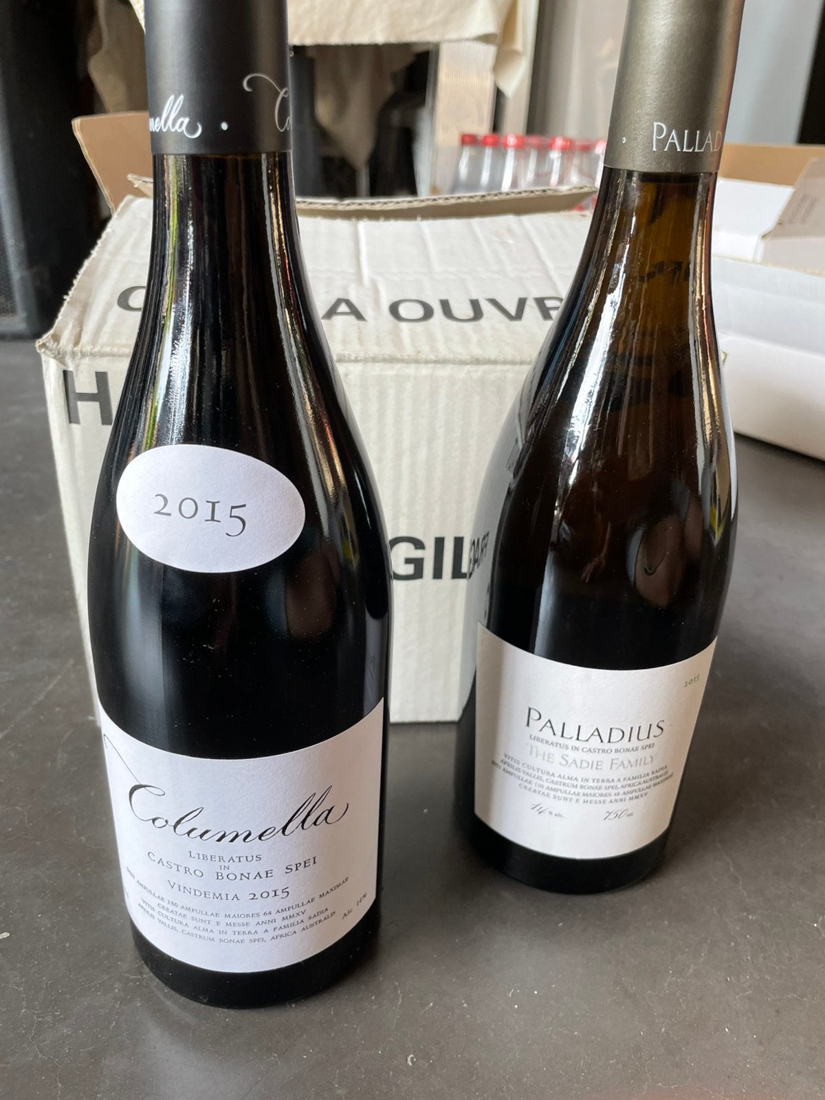 Columella en Palladius - 2015 - exclusieve witte wijntjes, Ophalen, Zo goed als nieuw