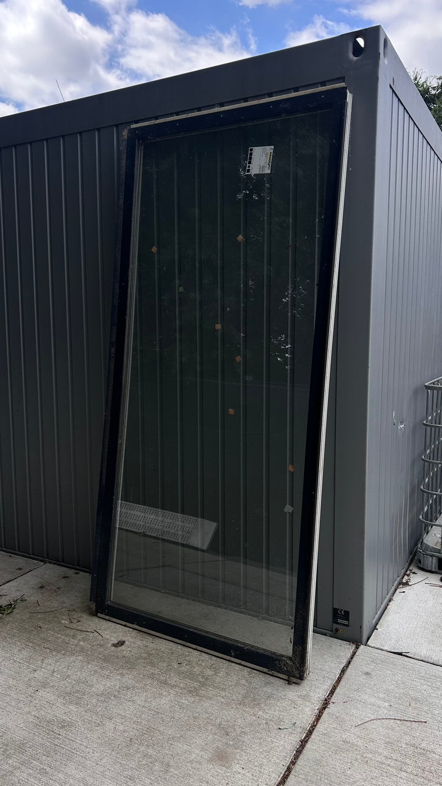 Vast pvc raam nooit gebruikt 1150mmx2510mmx70mm, Doe-het-zelf en Bouw, Ophalen, Gevelraam of Ruit, 80 tot 120 cm, Zo goed als nieuw