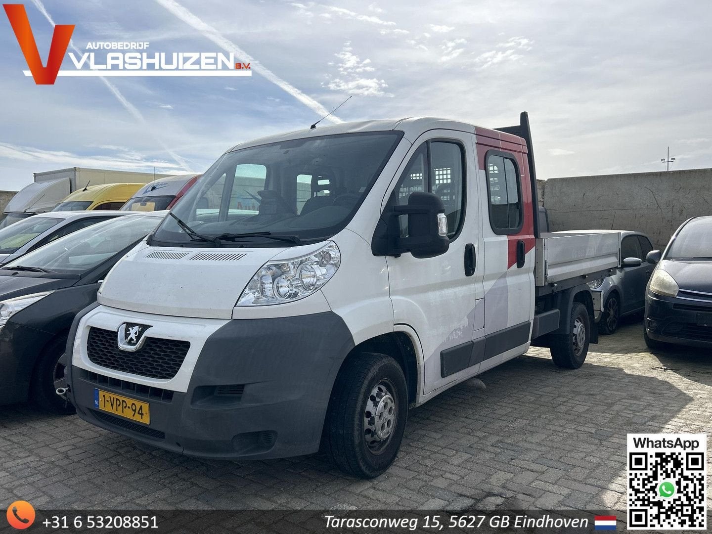 Peugeot Boxer 333 2.2 HDI L2 DC 7P. MOTOR DEFECT | € 2.650,-, Auto's, Wit, Bedrijf, ABS, Te koop