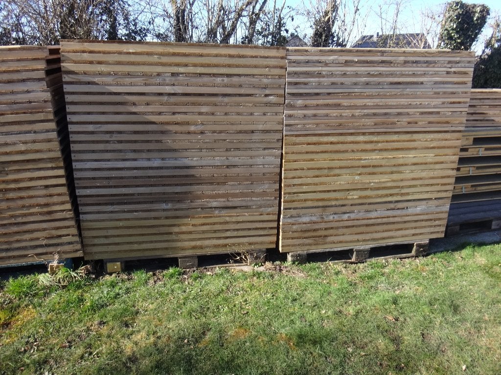 Cabane de jardin panneaux, 50 mm ou plus, 300 cm ou plus, Comme neuf, Autres essences de bois