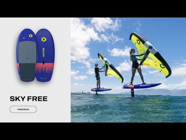 Duotone skyfree 2025 95l and foil carbon curve Hv3, Watersport en Boten, Windsurfen, Ophalen, Zo goed als nieuw, Duotone, Foil