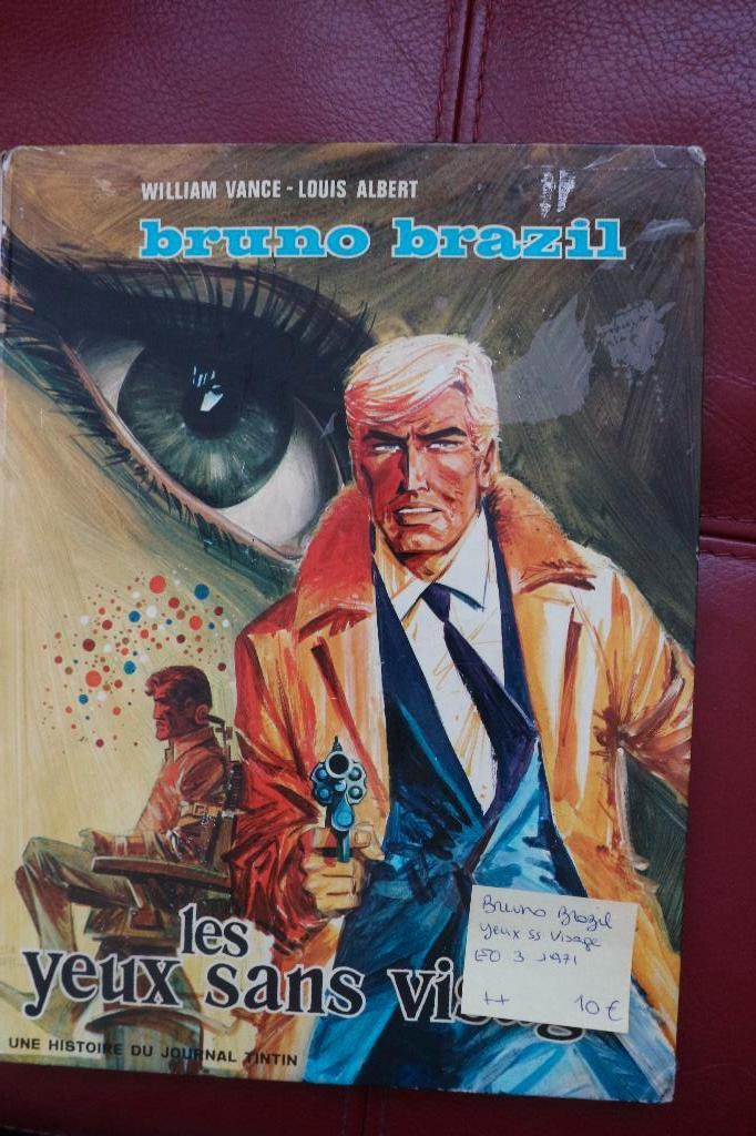 bd BRUNO BRAZIL YEUX SANS VISAGE 3 EO, Boeken, Stripverhalen, Eén stripboek, Ophalen of Verzenden