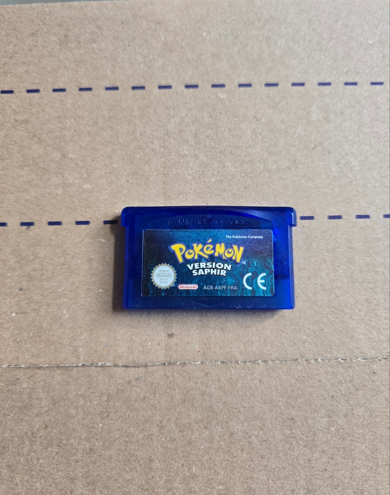 Pokémon Sapphire-versiespel (FR) Nintendo Gameboy Advance, Games en Spelcomputers, Ophalen, Vanaf 3 jaar