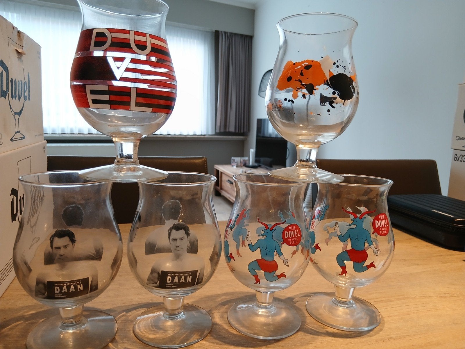6 duvel glazen, Ophalen, Nieuw, Glas of Glazen, Duvel