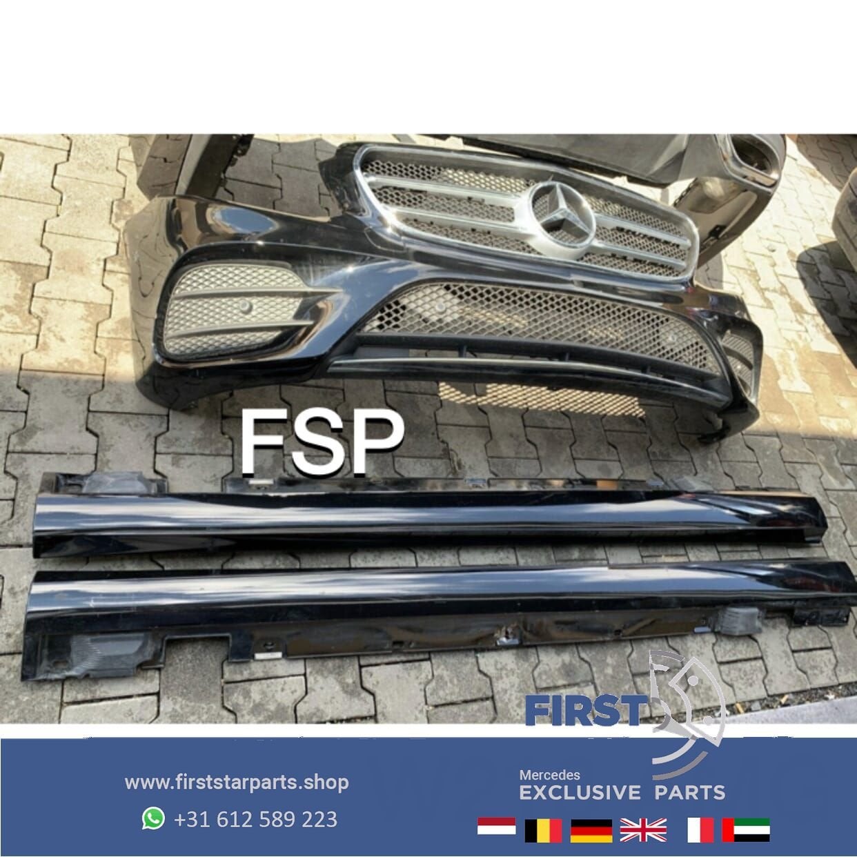 W213 E43 AMG Pakket Mercedes E Klasse 2016-2019 origineel AM, Auto-onderdelen, Gebruikt, -, Ophalen of Verzenden, Bumper