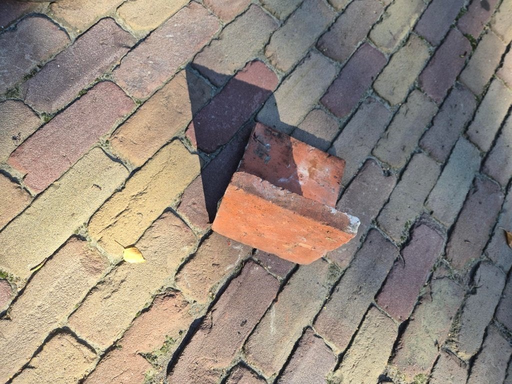 oude gebakken vloer tegels, Ophalen, Gebruikt, Steen of Klei, 5 tot 10 m²