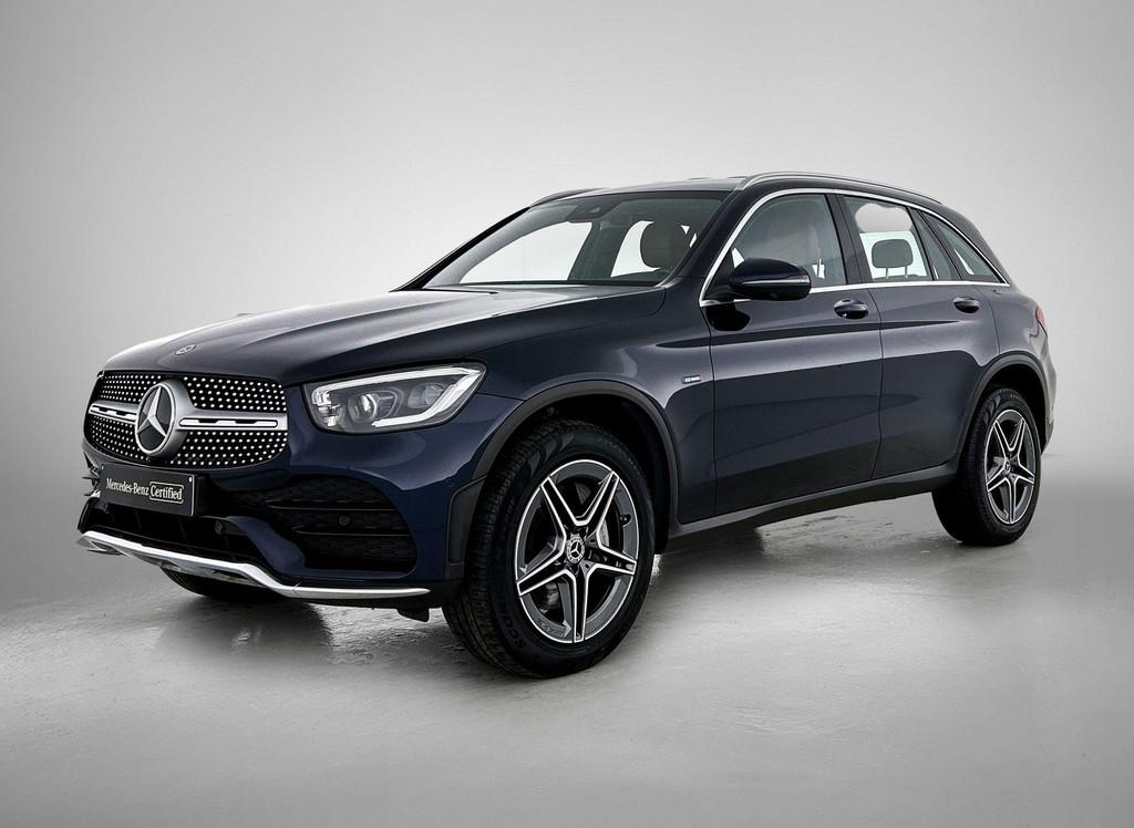 Mercedes-Benz GLC-Klasse 300 DE 4MATIC SUV AMG Line Dodehoek, Auto's, Automaat, 2000 kg, Blauw, Plug-in hybride