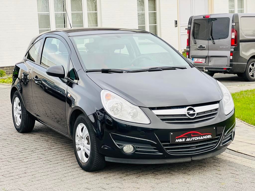 Opel Corsa 1.2i Benzine * lez ok * Airco * 2009 * 1 ste eign, Auto's, Zwart, Bedrijf, Handgeschakeld, 59 kW