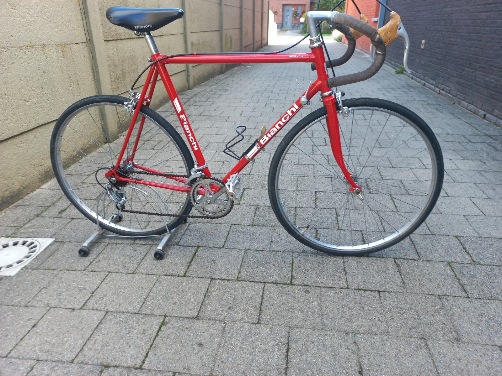retro kinderkoersfiets Bianchi Sprint , wielmaat 26", Fietsen en Brommers, Ophalen