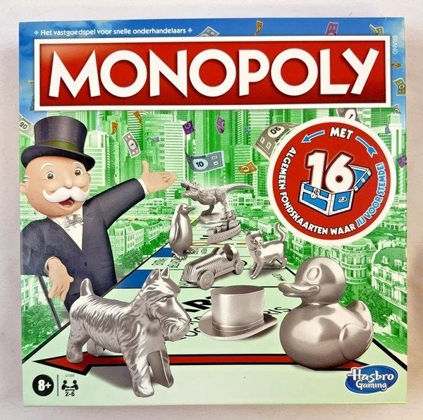 Hasbro Monopoly Bordspel Gezelschapsspel compleet Spel 2021, Een of twee spelers, Verzenden, Zo goed als nieuw, HASBRO