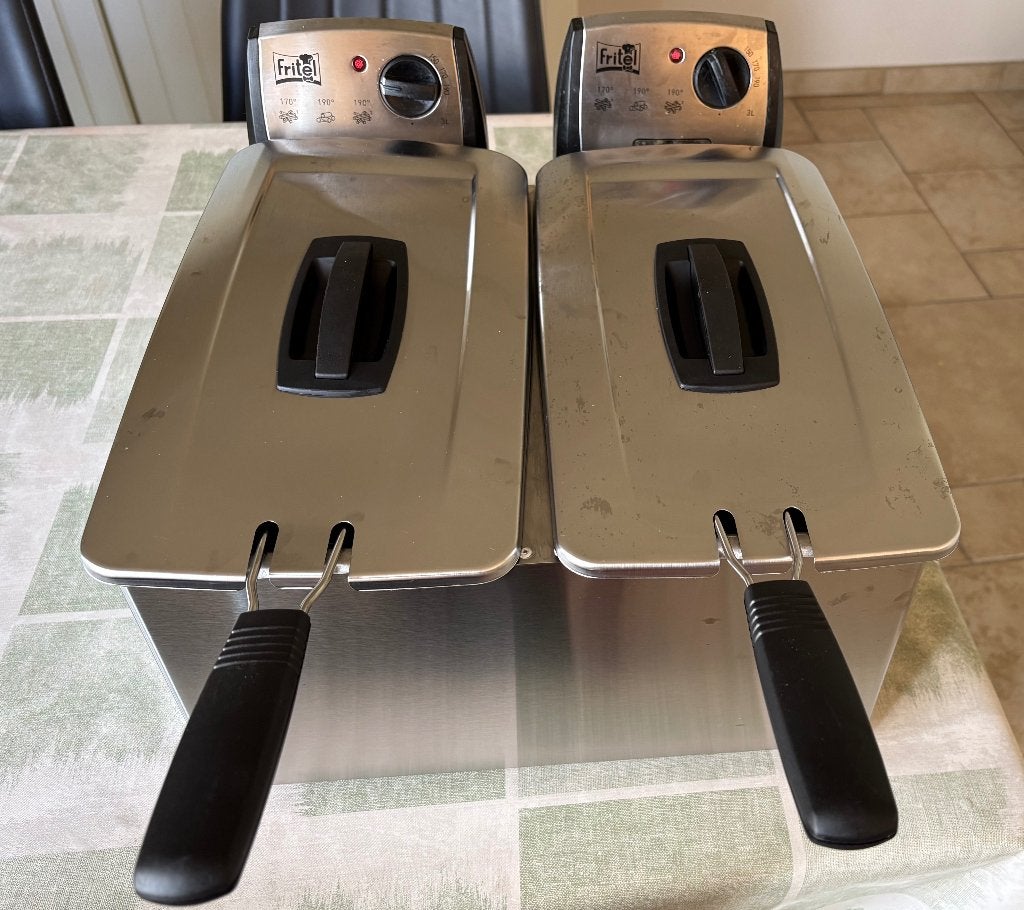 Friteuse, Maison & Meubles, Cuisine | Ustensiles de cuisine, Autres marques, Argent, Autres types, Utilisé