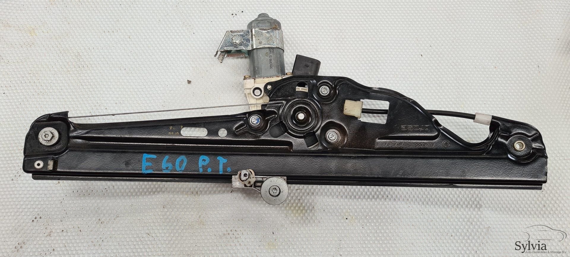 Raammechanisme rechts achter BMW 5 serie E60 E61 7075674, -, Utilisé, -, -