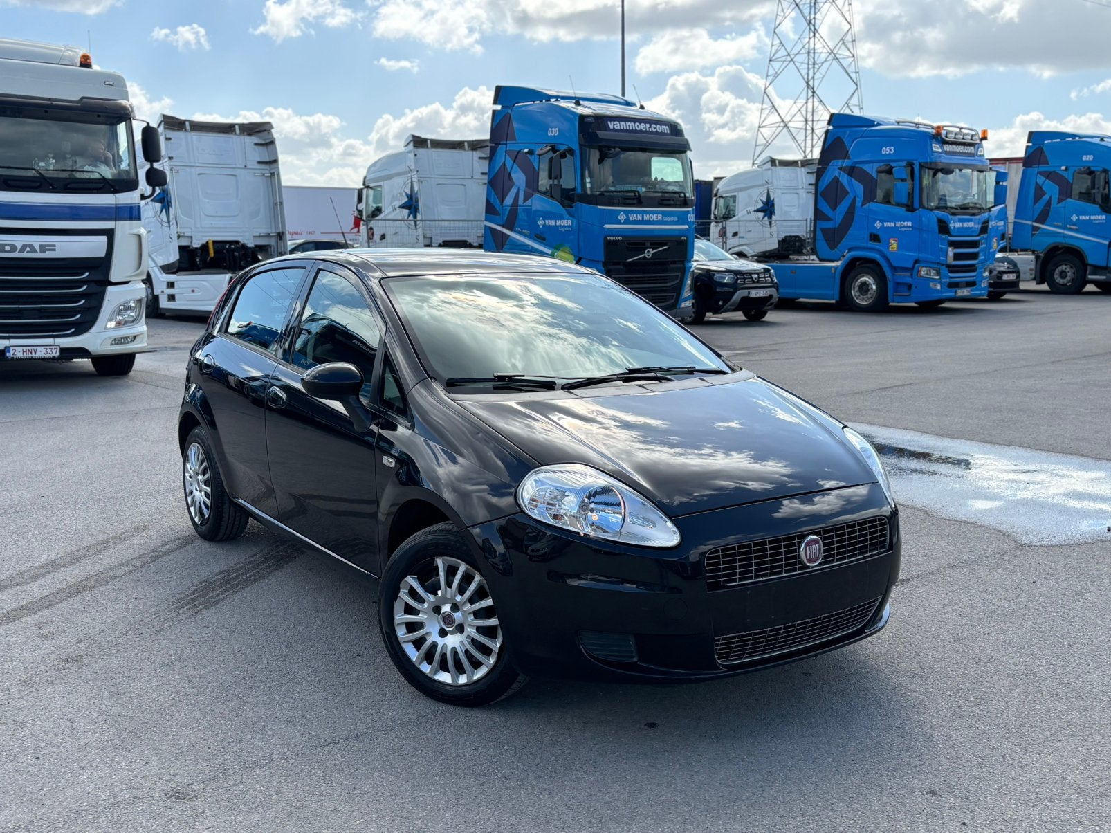 Fiat Grande Punto 2009 1.2L essence (benzine) 98000 km AIRCO, Auto's, Grande Punto, 5 deurs, Particulier, 1248 cc