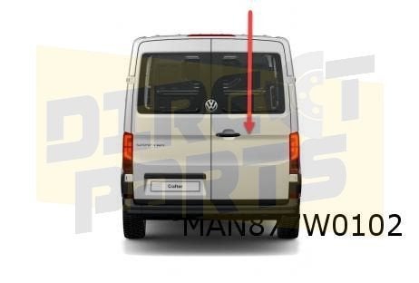 Volkswagen Crafter (9/16-) MAN TGE (5/17-) achterdeur Rechts, Auto-onderdelen, Overige automerken, Verzenden, -, Nieuw