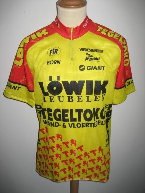 Lowik Tegeltoko wielershirt vintage Rogelli shirt maat XXL, Ophalen of Verzenden, Gebruikt, Kleding